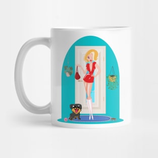 Just A Girl Who Loves Fashion And Animals Mug